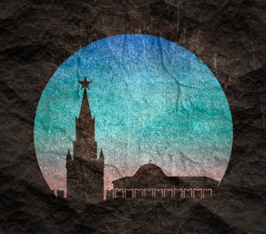 Moskova 'daki Spasskaya Kremlin Kulesi