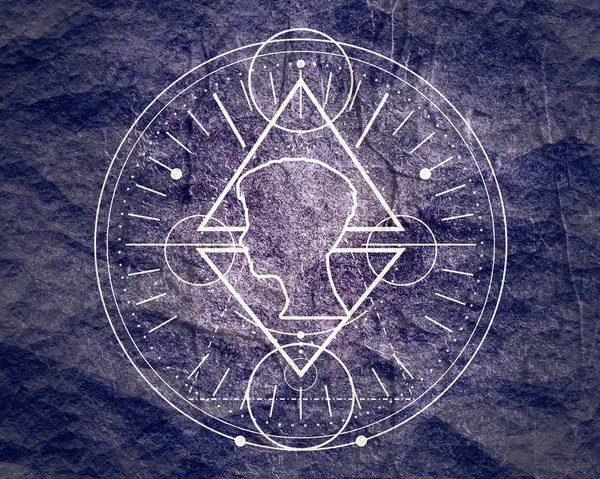 Mystical occult symbol.