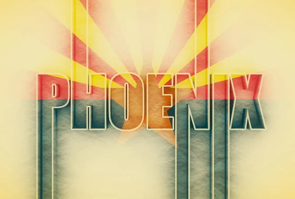 Naam Phoenix stad. — Stockfoto
