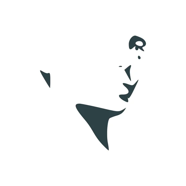 Retrato de mujer — Vector de stock