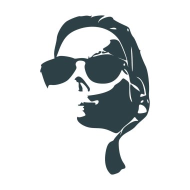 Güzel bayan portresi.