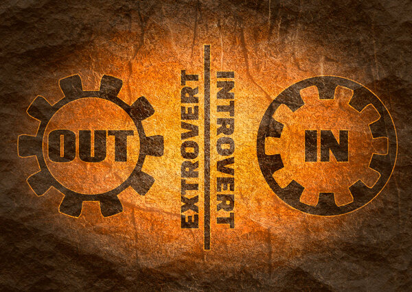 экстраверт против интровертной метафоры
