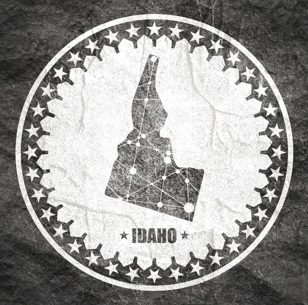 Landkaart van Idaho — Stockfoto