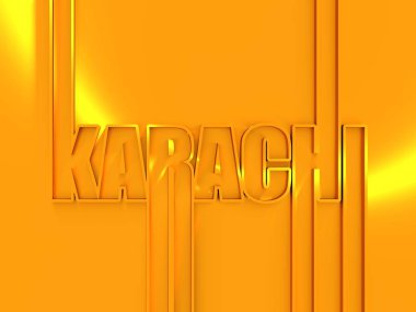 Karachi şehir adı.
