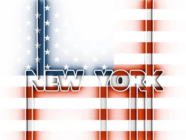De naam van de New York city. — Stockfoto