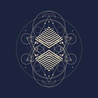 Gizemli okült sembolü.