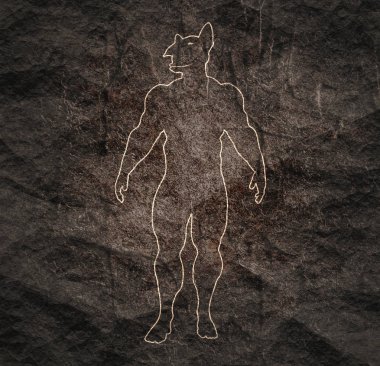 Erkek gövdeli Boğa terrier portre