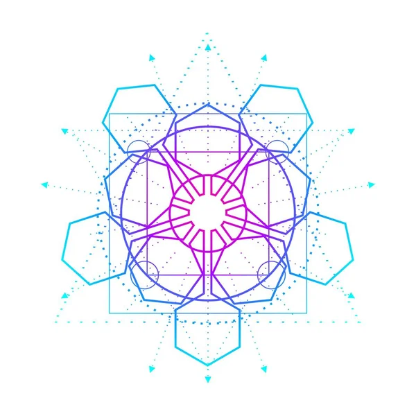 Símbolo místico oculto. — Archivo Imágenes Vectoriales