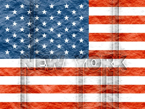De naam van de New York city. — Stockfoto