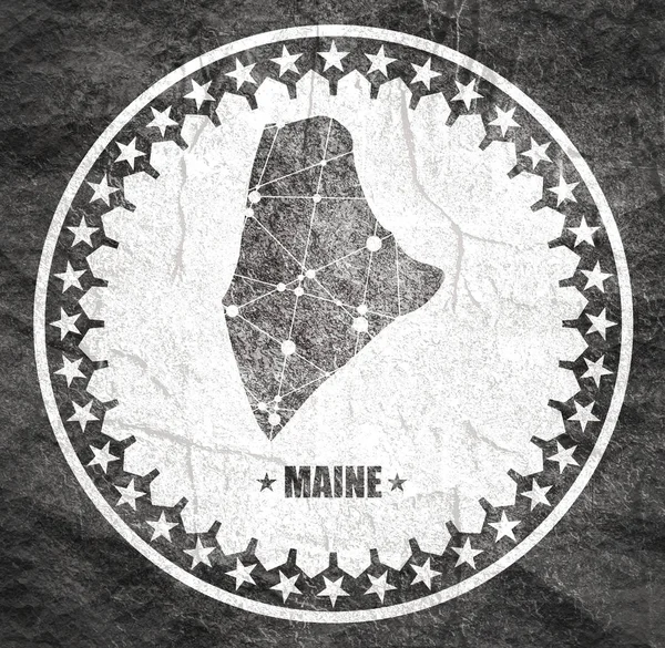 Carte de l'État du Maine — Photo