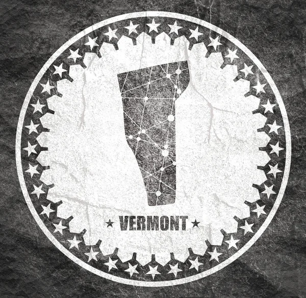 Carte de l'État du Vermont — Photo