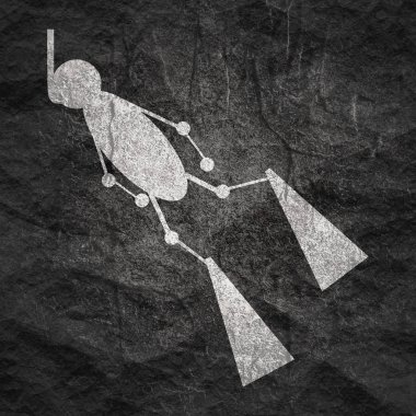 Dalış sporu konsepti