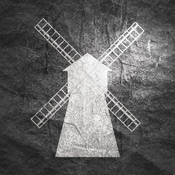 Vintage windmill emblem