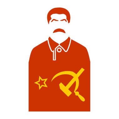 Joseph Stalin vektör portresi