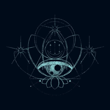 Gizemli okült sembolü.