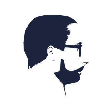 Sakallı adamın portresi.