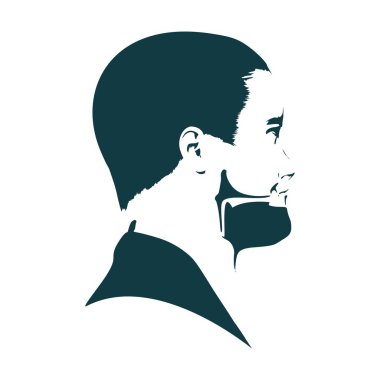 Sakallı adamın portresi.