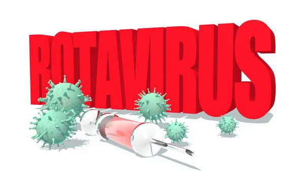 ロタウイルス病の概念 — ストック写真
