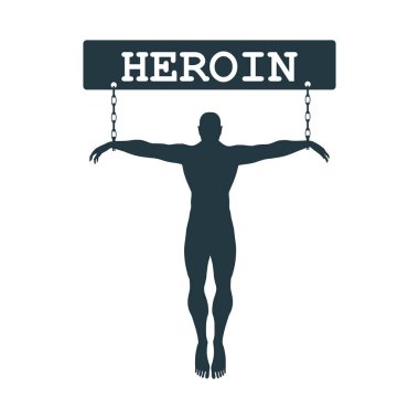 bağımlılığı metafor illüstrasyon