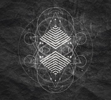 Gizemli okült sembolü.
