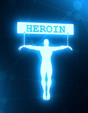 bağımlılığı metafor illüstrasyon