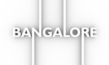 Bangalore şehir adı.