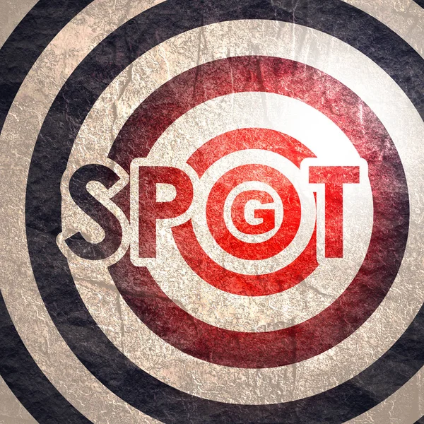 Simbol teks Spot-g — Stok Foto