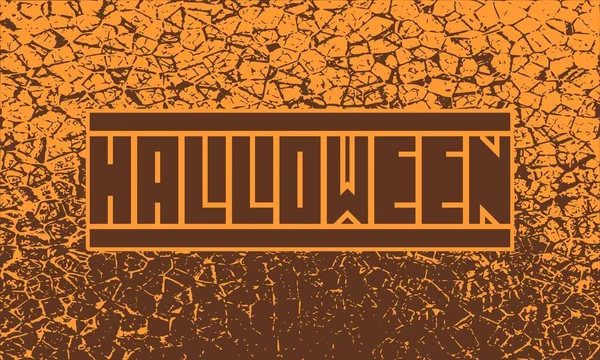 Halloween texto caligrafia — Vetor de Stock