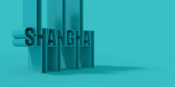 Nama kota Shanghai. — Stok Foto