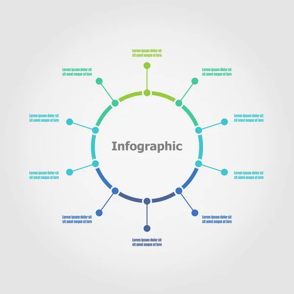 Infografik Illustration Design — Stockvektor