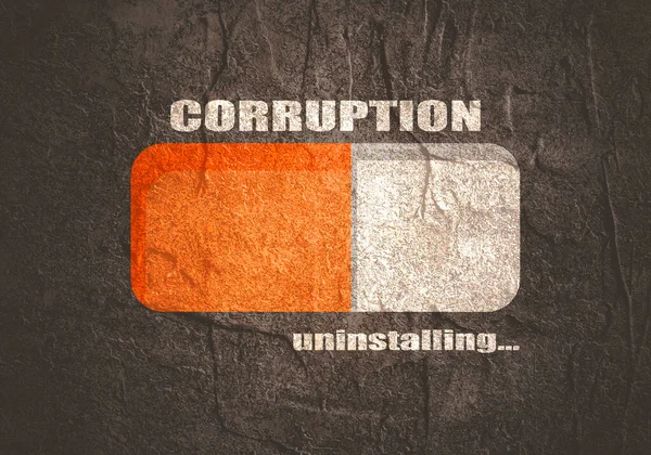 Вимірювач рівня корупції — стокове фото