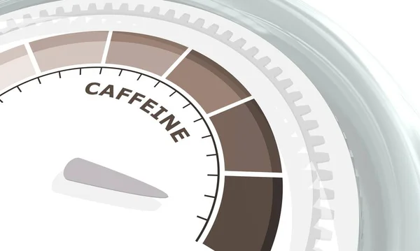 Processus de mesure de la caféine — Photo