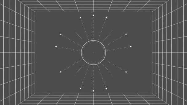 Geometria Mística Esotérica — Vídeo de Stock