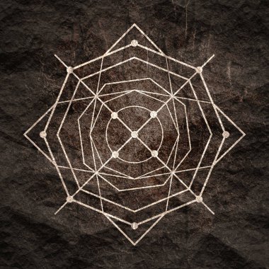 Gizemli okült sembolü.