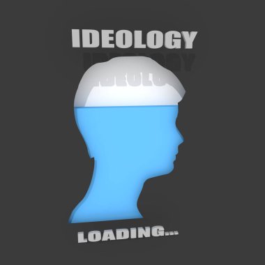 Siyasi ideoloji kavramı.