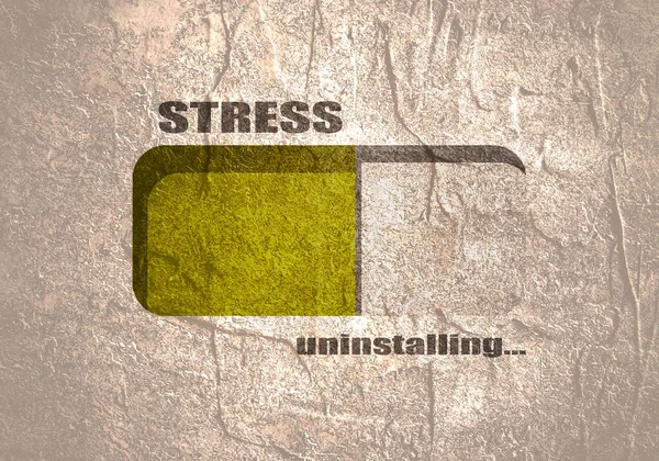 Misuratore concettuale del livello di stress — Foto Stock