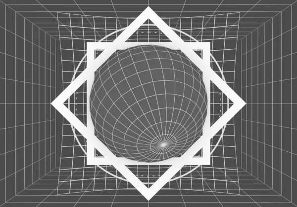 Esoterisch-mystische Geometrie — Stockfoto