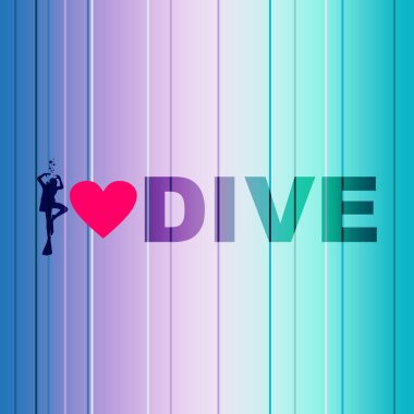 Dalış sporu konsepti