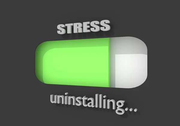 Nível de estresse medidor conceitual — Fotografia de Stock