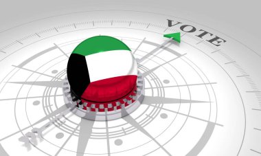 Seçim konsepti illüstrasyonu