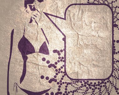 Kadın ve düşünme balonu