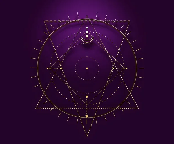 Mystical occult symbol.