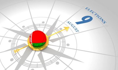 Seçim konsepti illüstrasyonu