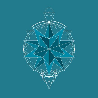 Gizemli okült sembolü.