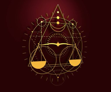 Gizemli okült sembolü.