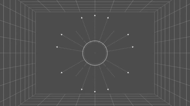 Esoterische Mystieke Geometrie — Stockvideo