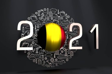 Kargo portu illüstrasyonu