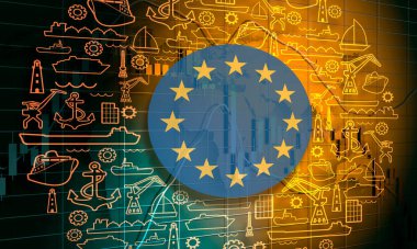 Kargo portu illüstrasyonu