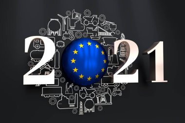 Broşür şablon tasarımı.