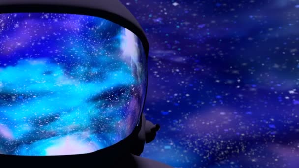 Soyut galaksi canlandırması — Stok video